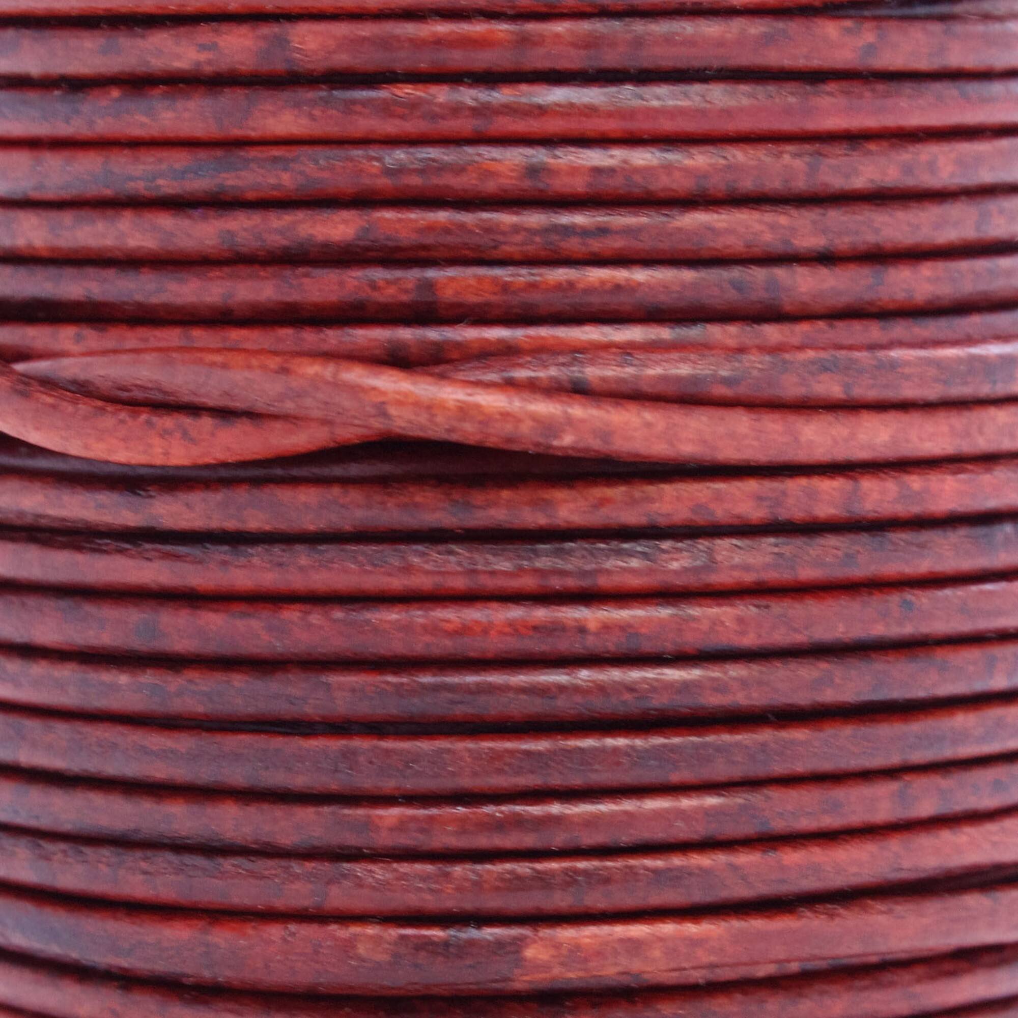 Mahogany Round Leather Cord By Bead Landing™